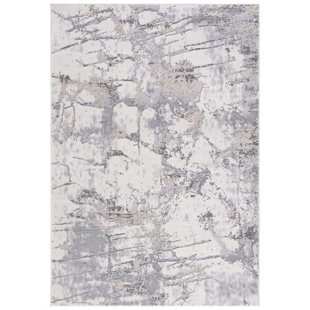 Safavieh 4 x 6 ft. Eternal Contemporary Power Loomed Rectangle Area Rug Ivory & Grey ETL218A-4